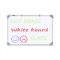 Eduway Non Magnetic 2 in 1 Learn N Write 1x2 Feet Slate for Kids | Double Sided Front for Chalk & Reverse Dry Erase Marker Board
