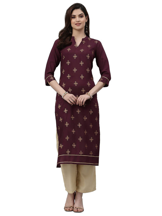 Sanisa Foil Print Kurta