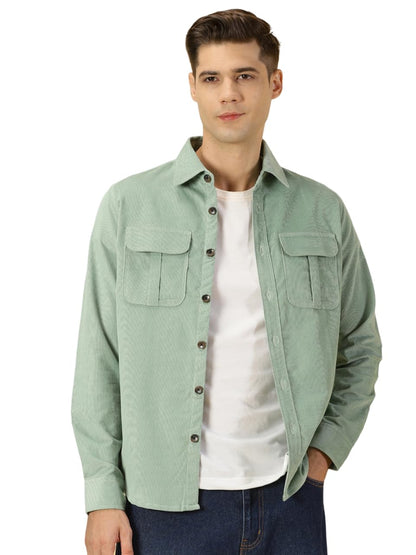 Thomas Scott Mens Slim Fit Shirt (TS1177_Green