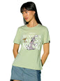 Bewakoof X Official Tom & Jerry Merchandise Womens Sundays We Do Nothing Graphic Printed Cotton T-Shirt - Regular Fit, Round Ne