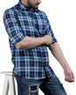 Noble Monk MenS Regular Fit Shirt | Checkered | Full Sleeves | Casual Shirt For Men