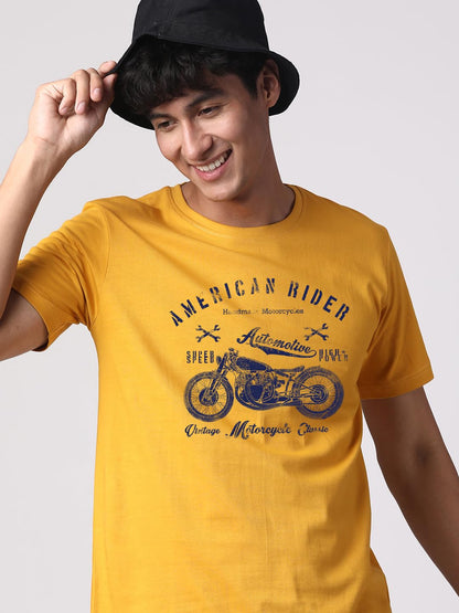 ADRO Men's Regular Fit T-Shirt (RNR-M-AME-MU)