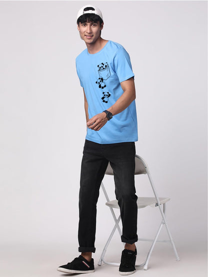 ADRO Tshirt for Men | Printed T Shirt for Men | 100% Cotton T-Shirt |Printed T Shirt | T-Shirts | RN24-POC