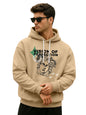Veirdo Mens Cotton Fleece Regular Fit Hoodie Full Sleeve Vision of Perfection Front Graphic Printed Jumper Winter