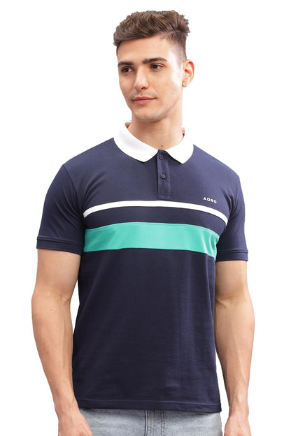 ADRO Regular Fit Polo Tshirt in 100% Cotton Multi Color Polo Also in Plus Size_PN24-L1-NBWHAQ