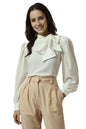 Allen Solly Women Regular Fit Formal Polyester Full Sleeve Button-Down Shirt