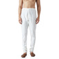SOJANYA (Since 1958, Mens White Churidaar Pyjama, 100% cotton, Size: FreeSize