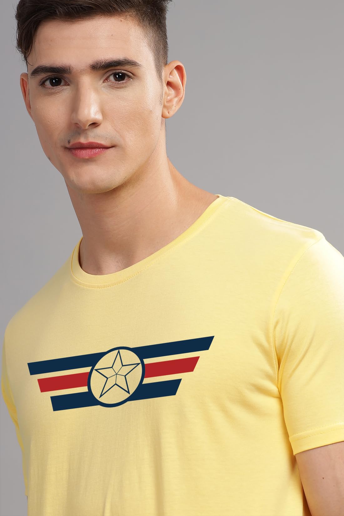 ADRO Tshirt for Men | Printed T Shirt for Men | 100% Cotton T-Shirt |Printed T Shirt | T-Shirts | RN24-CAP-LY