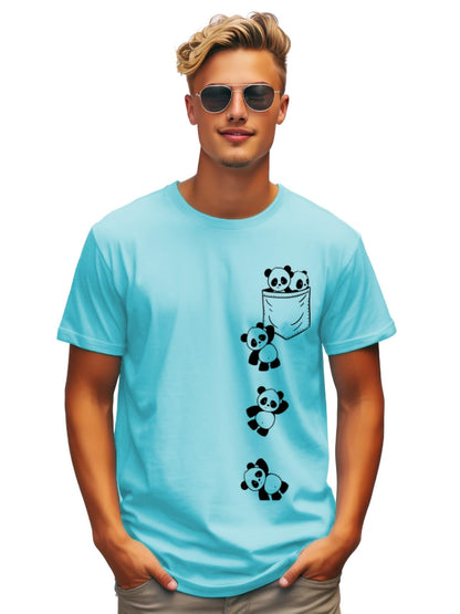 ADRO Tshirt for Men | Printed T Shirt for Men | 100% Cotton T-Shirt |Printed T Shirt | T-Shirts | RN24-POC