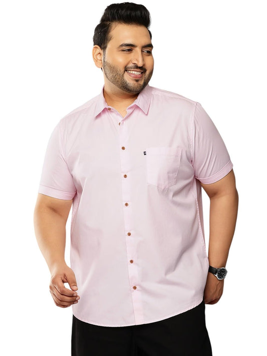 Thomas Scott | Mens | Solid Color | Regular Fit | 100% Cotton | Short Sleeve | Spread Collar | Shirts for Men (Available in Plu