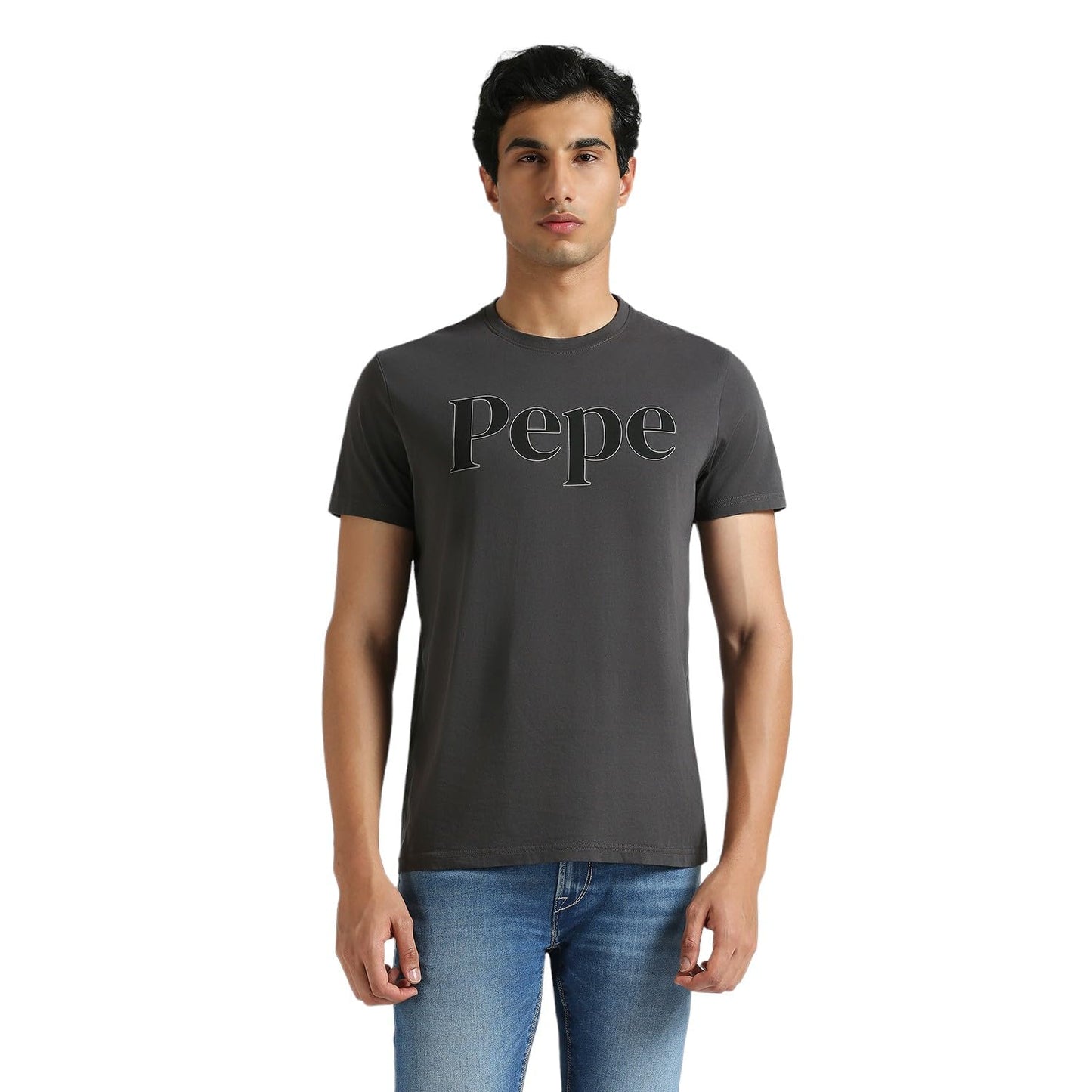 Pepe Jeans Men'S Slim Fit T-Shirt (Pm509926_Thunder Grey