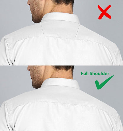 Mildin MenS Regular Cotton Blend White Slim Fit Solid Button Down Spread Collar Full Sleeve Curved Hemline Formal Shirt With On