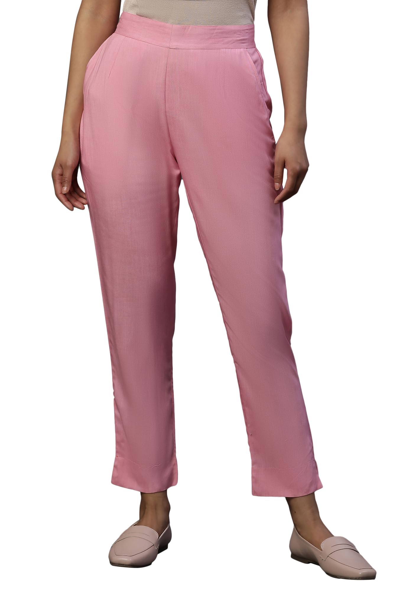Aurelia Womens Slim Trousers (24FEA60015_Pink