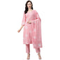 anubhutee Women's Pure Cotton Straight Printed Kurta Trousers with Dupatta