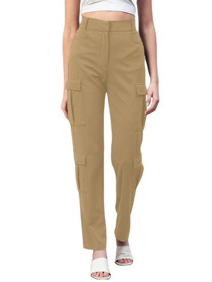 Rare Womens Regular Casual Pants (EP7075D_Khaki