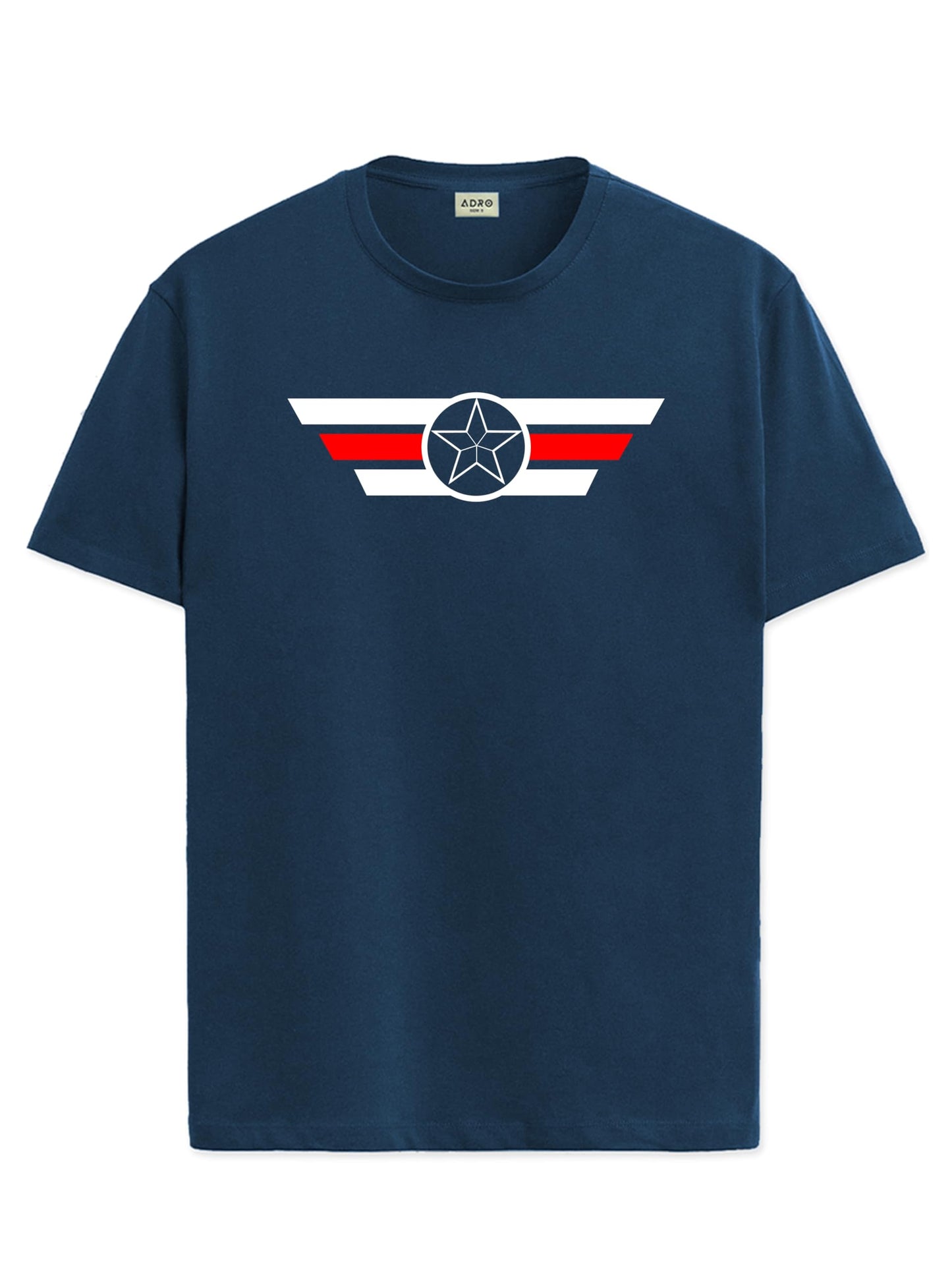 ADRO Tshirt for Men | Printed T Shirt for Men | 100% Cotton T-Shirt |Printed T Shirt | T-Shirts | RN24-CAP-SB