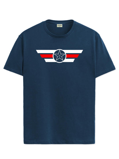 ADRO Tshirt for Men | Printed T Shirt for Men | 100% Cotton T-Shirt |Printed T Shirt | T-Shirts | RN24-CAP-SB
