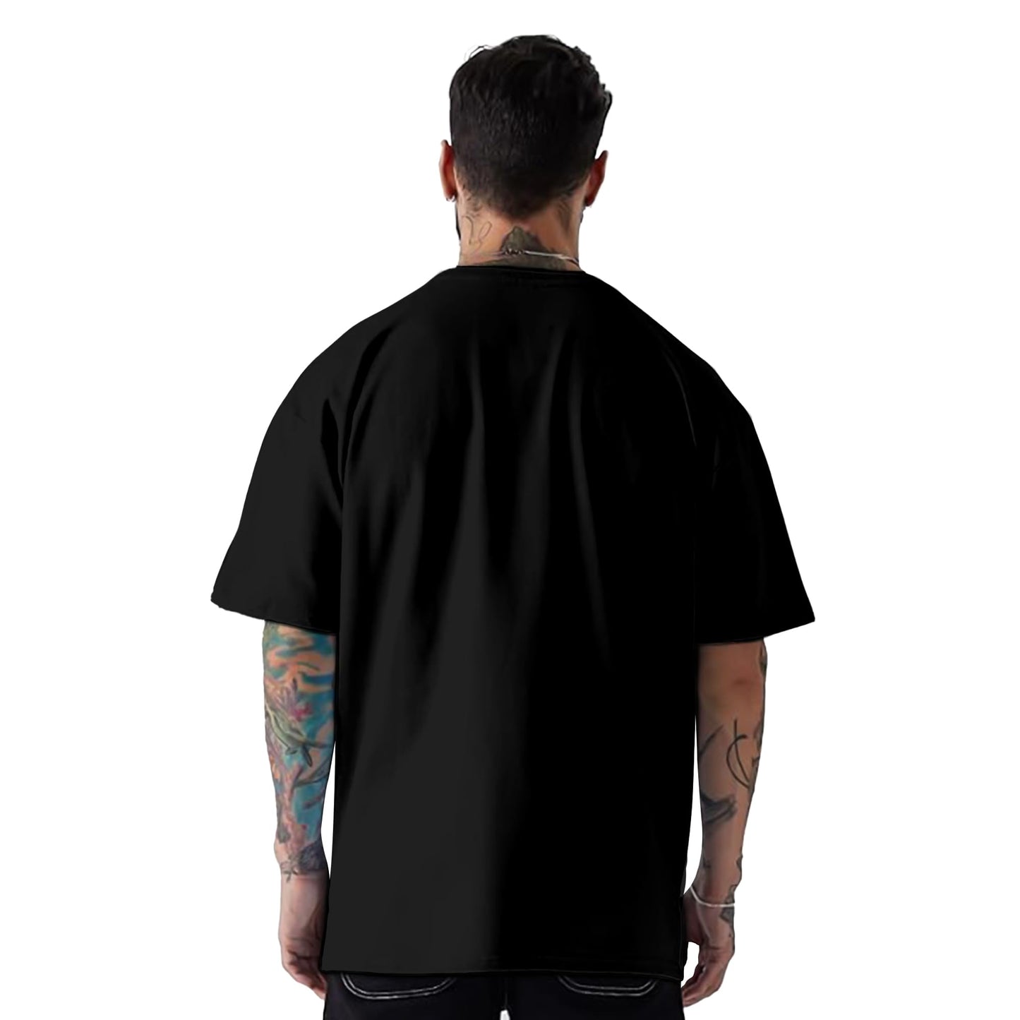 SHODOX Bio-Washed Anti Bacterial 100% Pure Cotton Men & Women Oversized Asthetic Premium Printed T-Shirt | Cozy Soft, Less Wrink