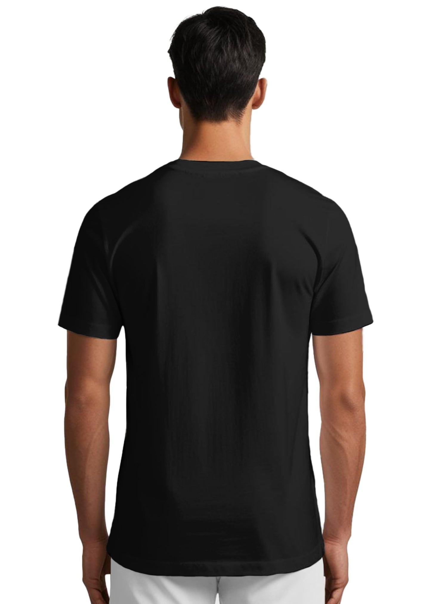 Peppyzone Mens Regular Fit T-Shirt (PZ-Army433_Black