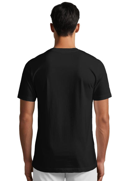 Peppyzone Mens Regular Fit T-Shirt (PZ-Army433_Black