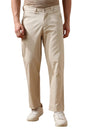 Dennis Lingo Men Beige Solid Relaxed fit Trousers