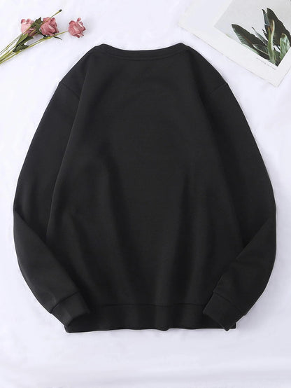 Kotty Women Full Sleeve Round Neck Pinted Sweatshirt