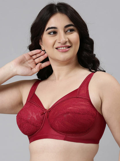 Enamor FB06 Classic Lift Full Support Bra - Non-Padded Wirefree Full Coverage
