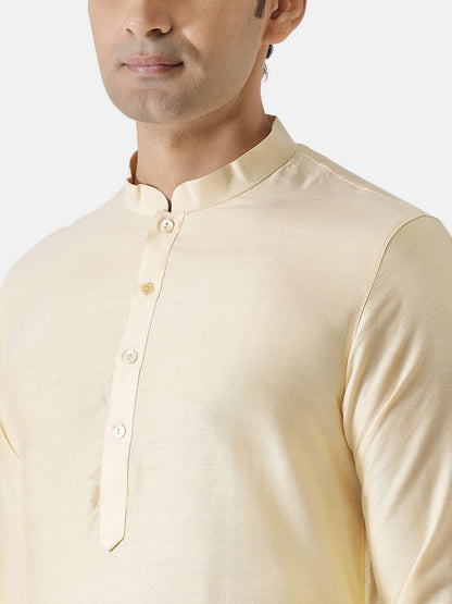Kisah MenS Indian Ethnic Wear Kurta For Wedding & Festivals | Off White
