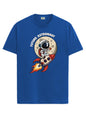ADRO T Shirts for Boys & Girls | Astronaut Printed T-Shirt | Ages 3-14 | 100% Cotton Round Neck Tshirt for Boys |KRN-L2-ASTRO-RB