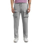 Nobero MenS Straight Sweatpants (1M-Bwjg-R0114_Grey Melange