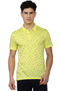 Allen Solly Men Regular Fit Printed Casual Cotton Polo Shirt