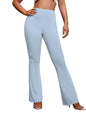 AVANOVA Sky Blue Womens Yoga Dress Pants Stretchy Work Slacks Business Casual Office Flare Bell-Bottom/Boot-Cut Elastic Waist R