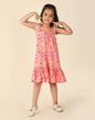 Fabindia Girl's Cotton A-Line Knee-Length Casual Dress (1030947PINK_Pink