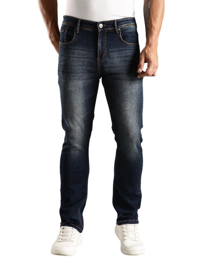 Thomas Scott Mens | Mild Fade | Stright Fit | Denim | Regular Wear | Stretchable | Casual Jeans for Men
