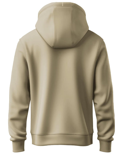 ADRO Men's Cotton Hooded Neck Hoodie (H20-M-BYO-CH_Beige)