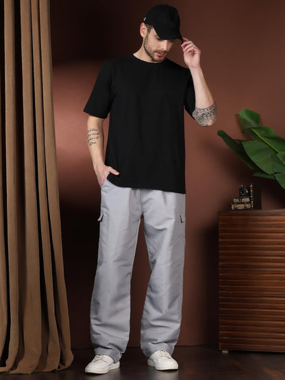 Kotty MenS Cargo Pants | Cotton Cargo Pants For Men | Comfortable & Stylish Cargos(Grey,30)