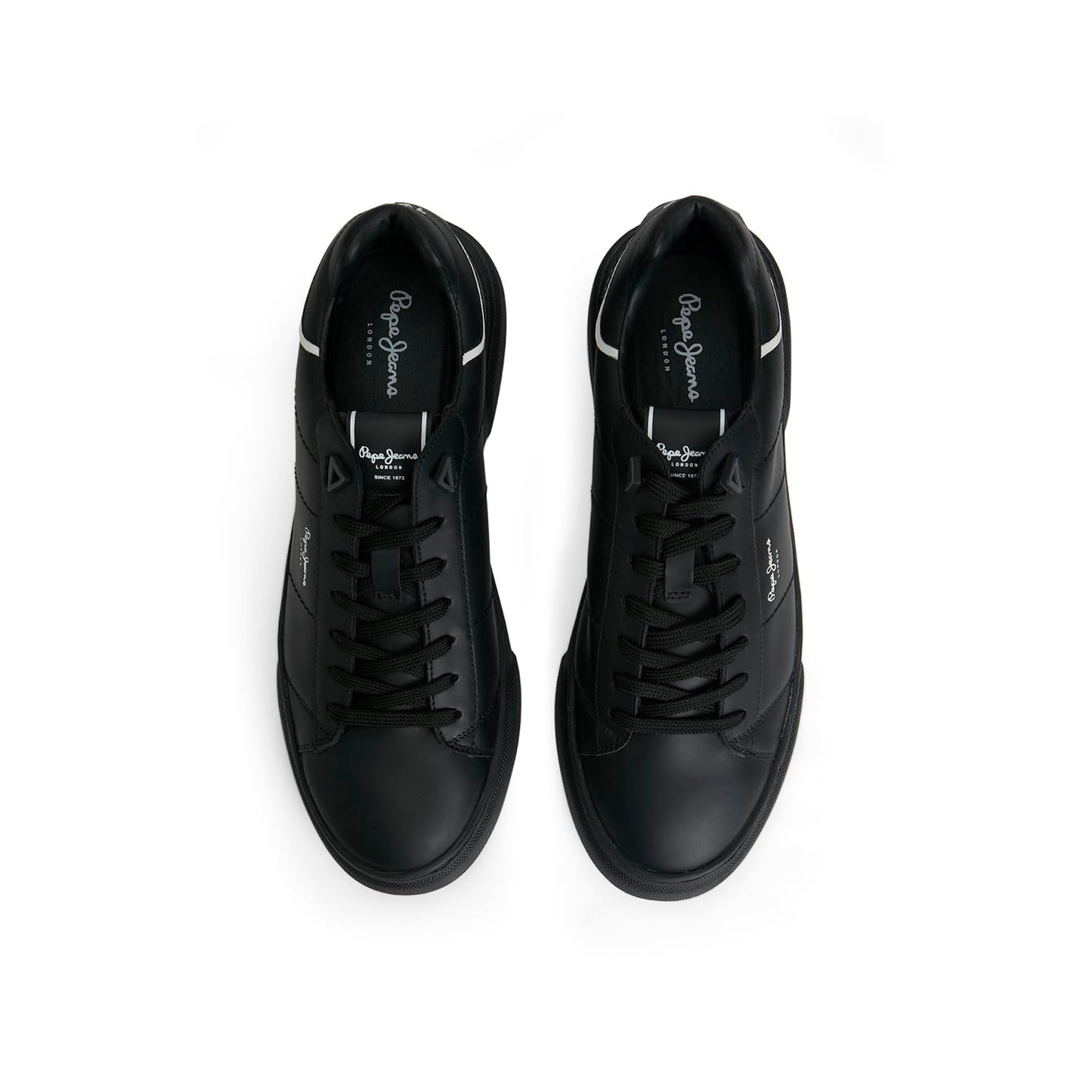 Pepe Jeans Men'S Eaton Basic Lightweight Factory Black Cupsole Sneakers, 9