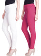 Lyra Cotton Premium Churidar Leggings For Women (Pack Of 2)