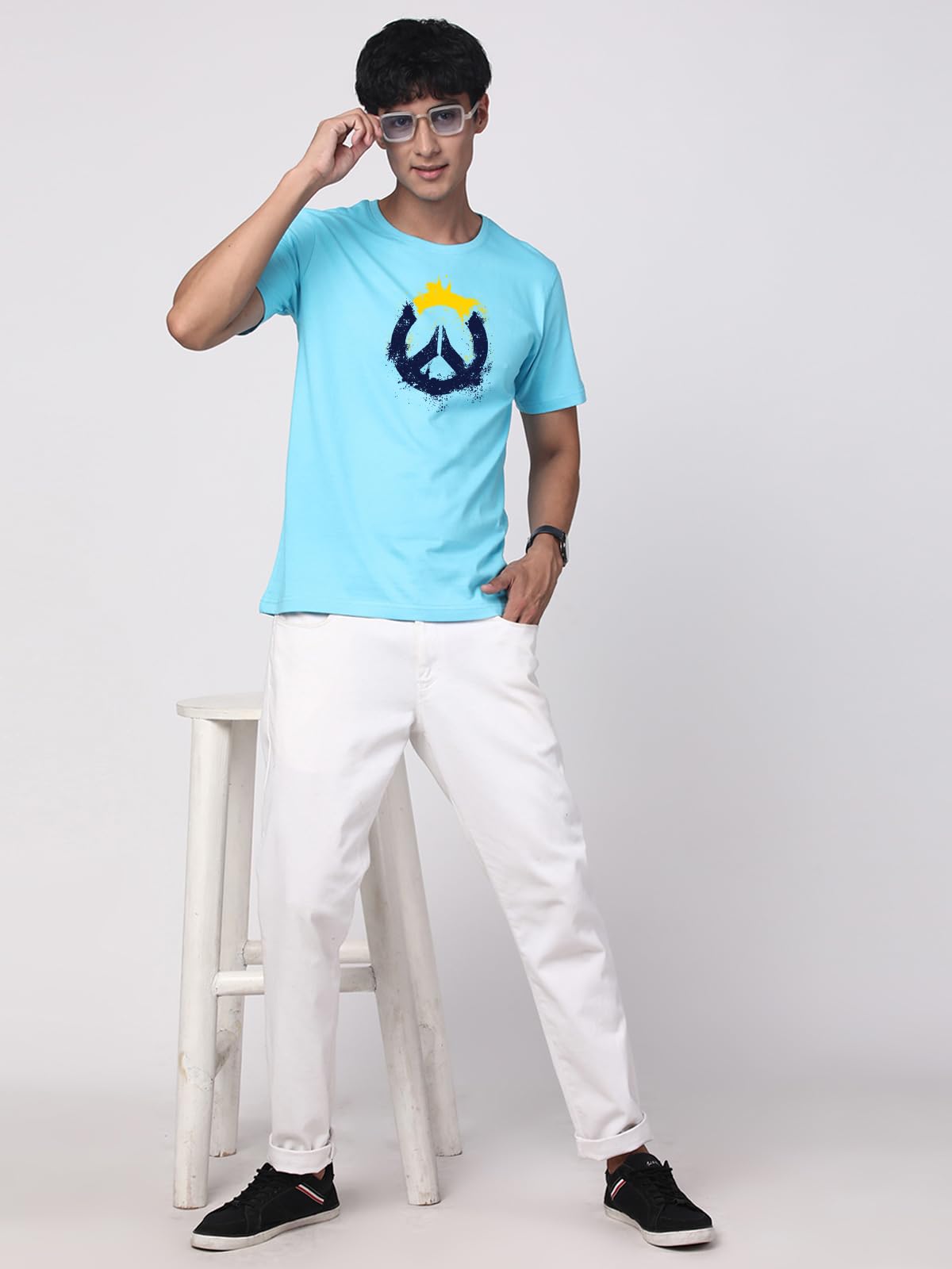 ADRO Mens Printed T-Shirt for Men | R22-M-PC-MI