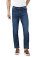 INKD Mens Contrast Stitch Stretchable Regular Fit Jeans