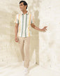 Fabindia Men's Straight Casual Pants (2117990STONE_Stone