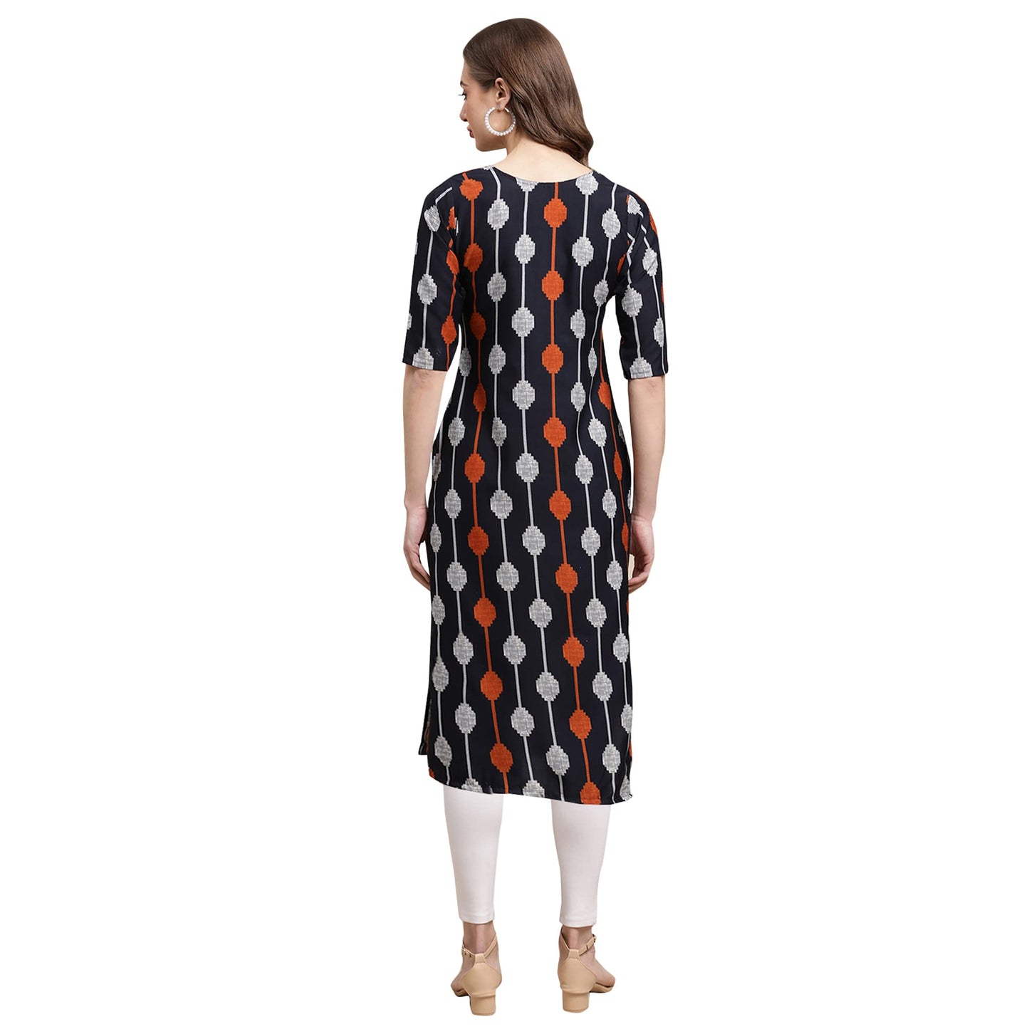 Pinkmint Women'S Crepe Digital Print Straight Kurta(Pack Of 6)[Qv-344-330-339-358-380-372-Xxl]