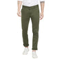 Pepe Jeans MenS Mid Rise Slim Fit Pants Olive