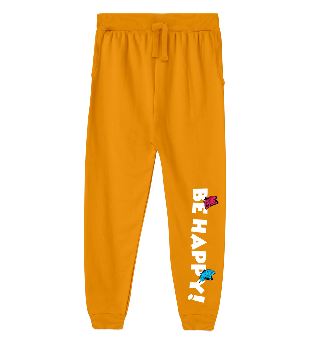 Kyda Kids GirlS Regular Cotton Printed Joggers For Casual Wear, Jogging, Exercise& Walking (Pack Of 1) Yellow
