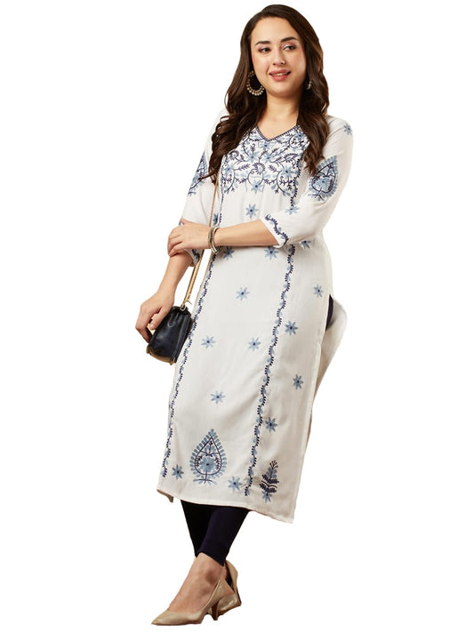 ANNI DESIGNER Women's Kurta |Material: Cotton Blend