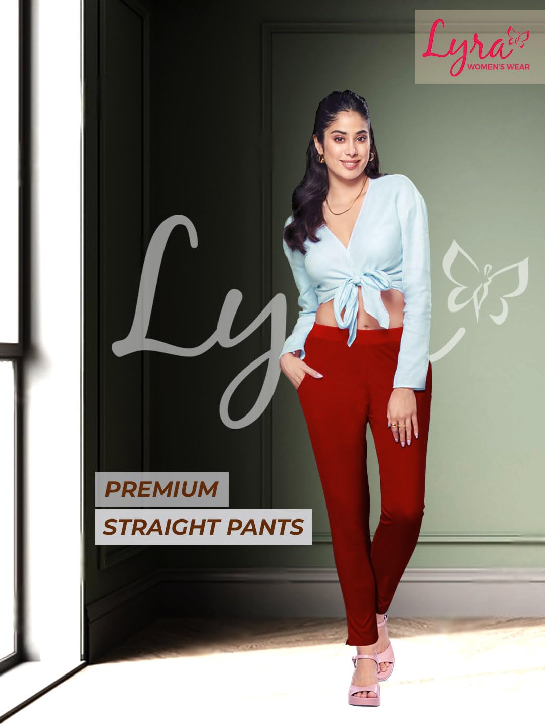 Lyra Premium Straight Pant For Women