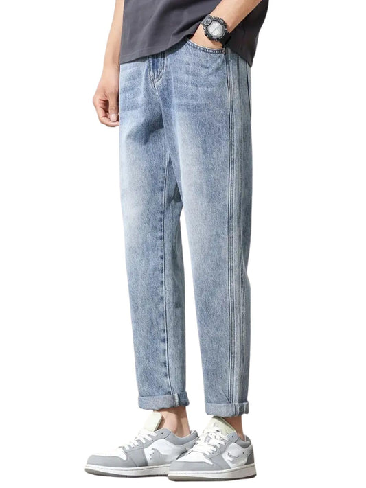 Greciilooks MenS High Rise Regular Jeans (Gl-Mj-32_Blue