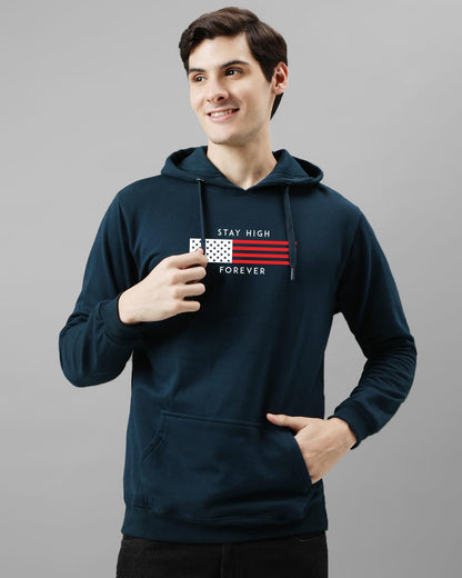 ADRO Cotton Sweatshirt for Men | Mens Hoodies | H24-FLAG-SB-S Teal