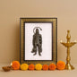 Astrotalk Pyrite Hanuman Ji on Selenite Plate | Pyrite Attracts Money & Hanuman ji Photo Frame Provides Protection | Decor Items for Home & Office | Gift for Man & Woman | 19x24x1 cm | 1 Piece