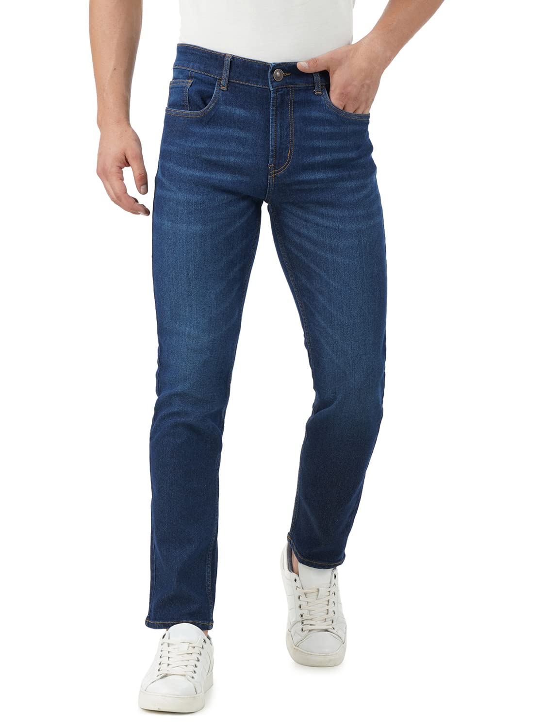 Inkd MenS Regular Jeans (Inkss23Mjn-002_Super Sapphire